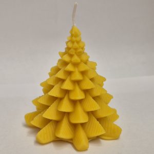 Bienenwachskerze "Weihnachtsbaum Breit"