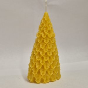 Bienenwachskerze "Weihnachtsbaum ilex"
