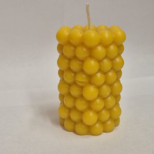 Bienenwachskerze "Bubble Sechseck"